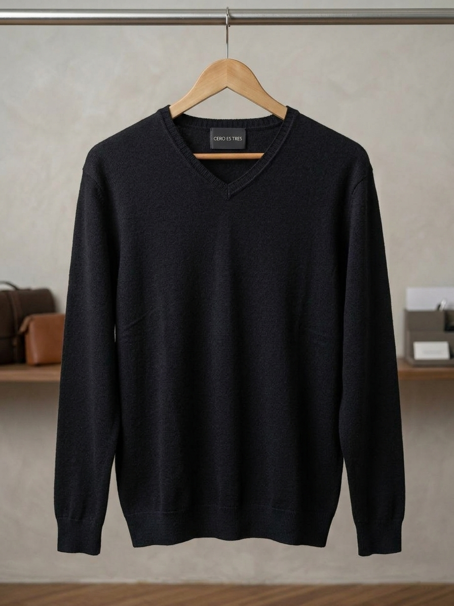 5249NE - SWEATER PORTER NEGRO